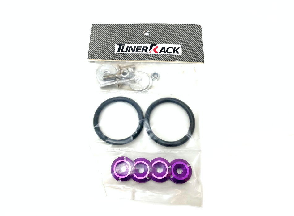 Aluminum Quick Release Car Bumper/Fender Fasteners - Available in multiple colors